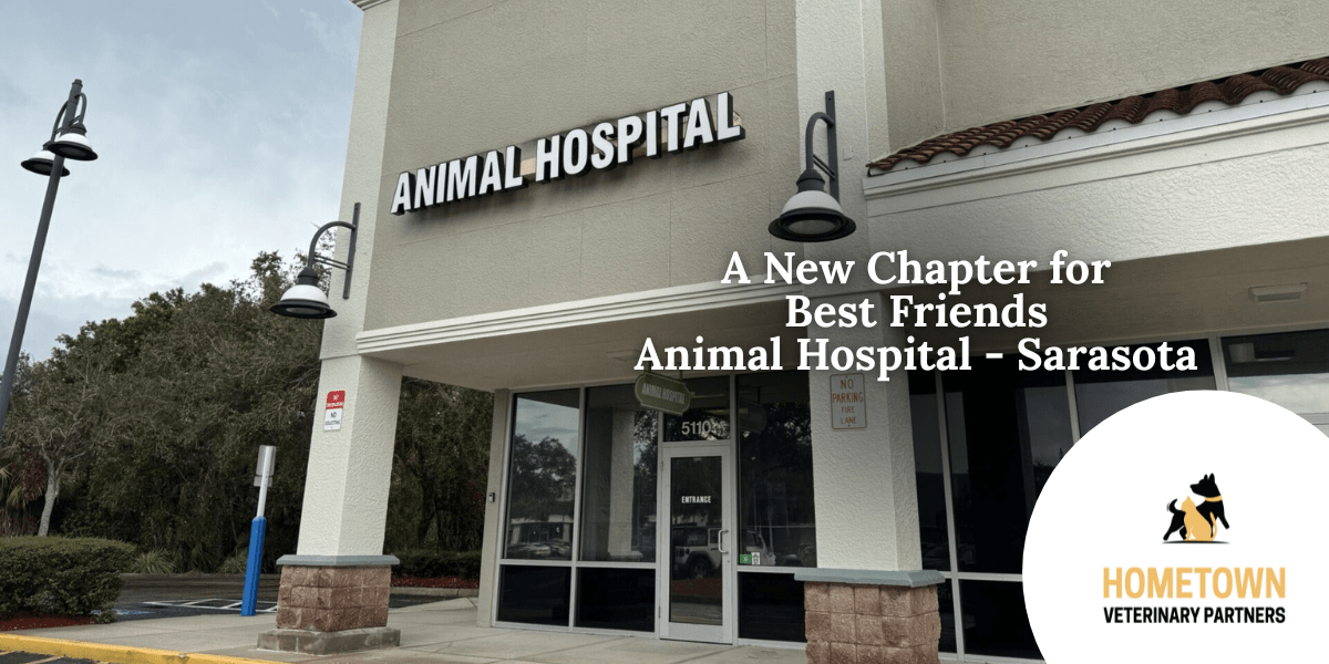 The front of the new Hometown Veterinary Partners location